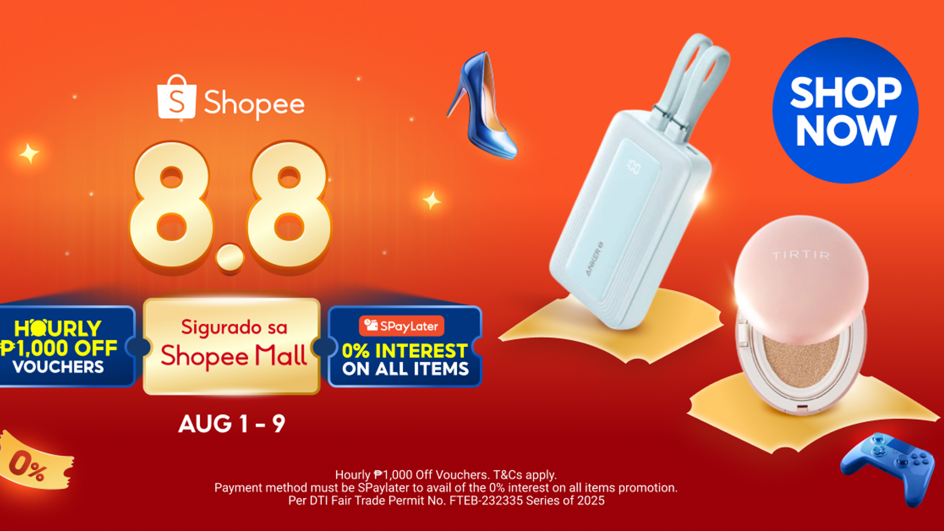 8.8 Sale banner image of Shopee.
