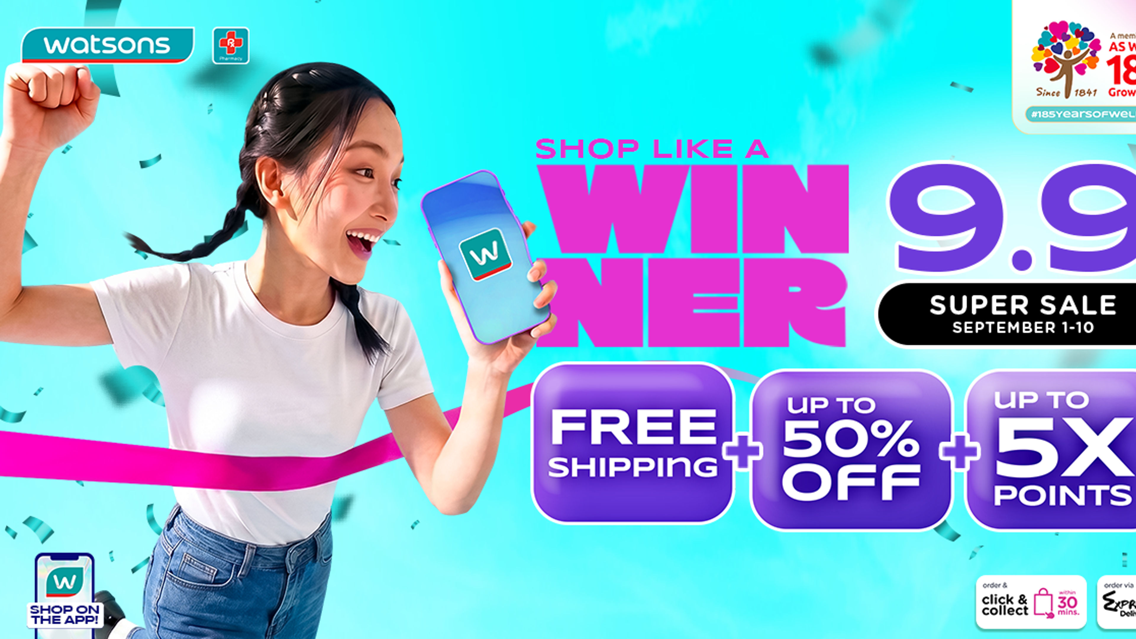Watsons 9.9 Sale