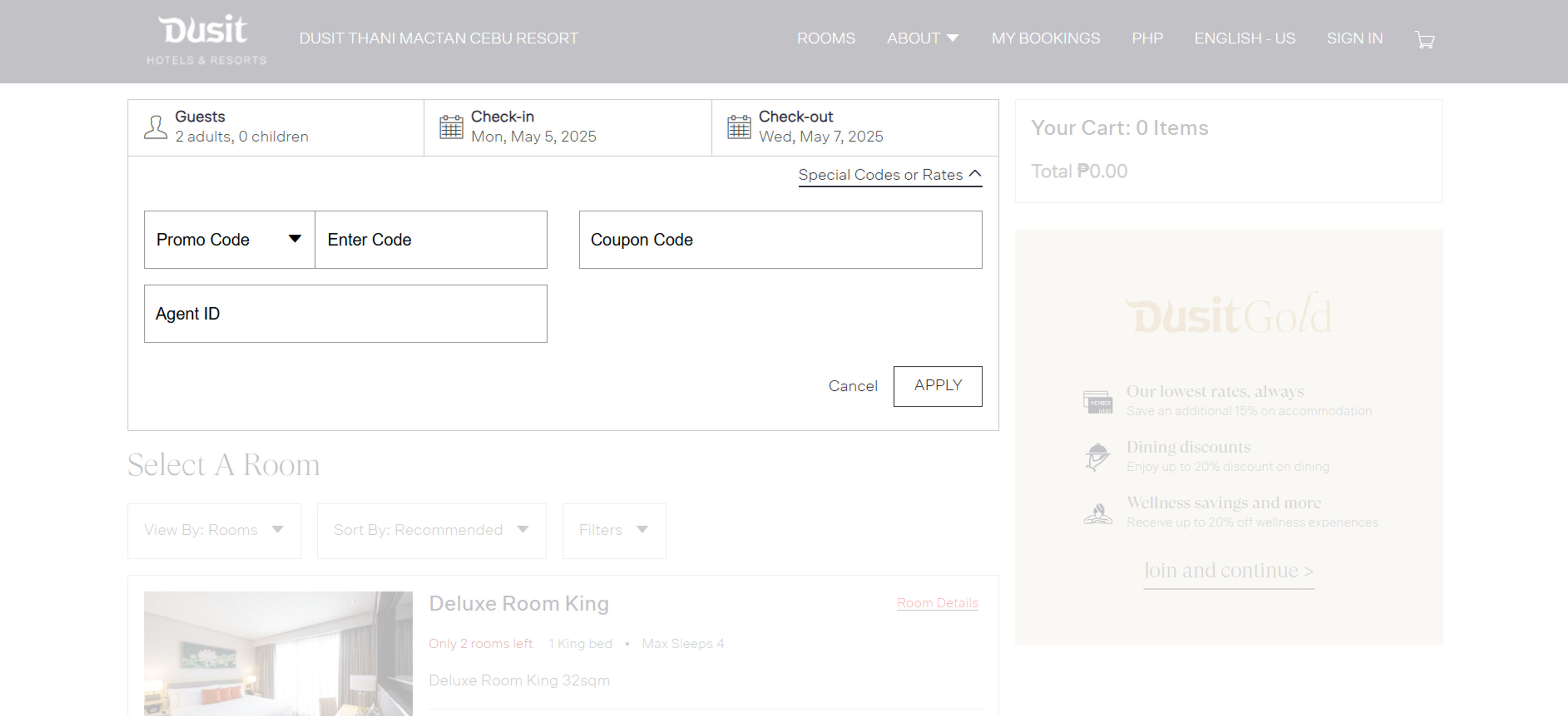 How to Use Coupon for Dusit Hotels and Resorts