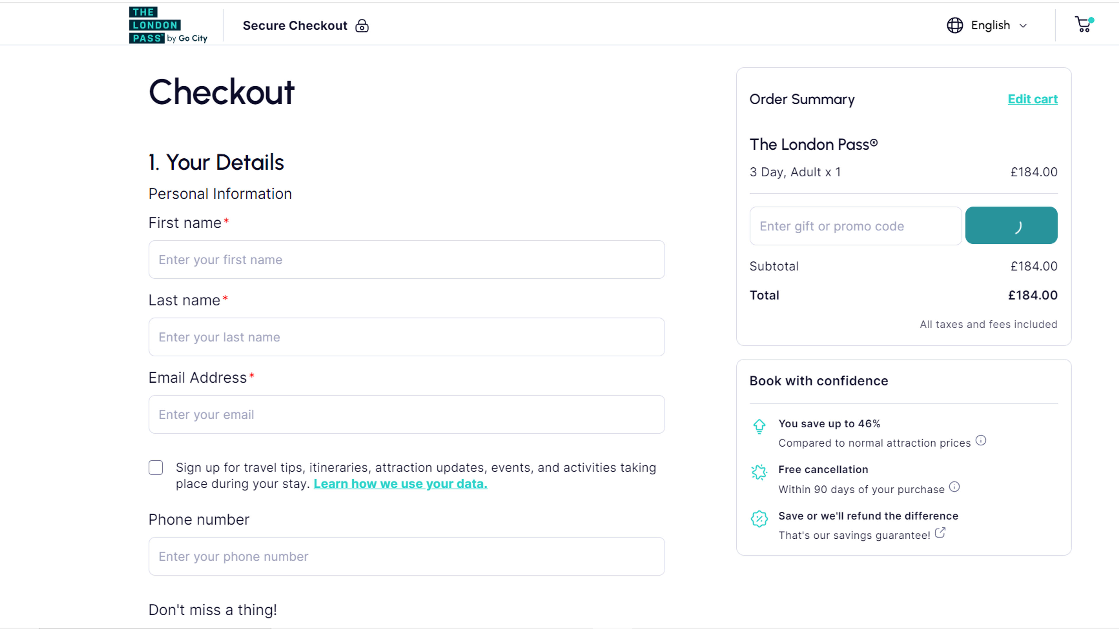 How to use coupon for London Pass